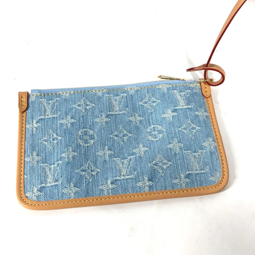LOUIS VUITTON Shoulder Bag M11462 Monogram denim blue LV By the Pool Monogram Denim Carryall NM PM