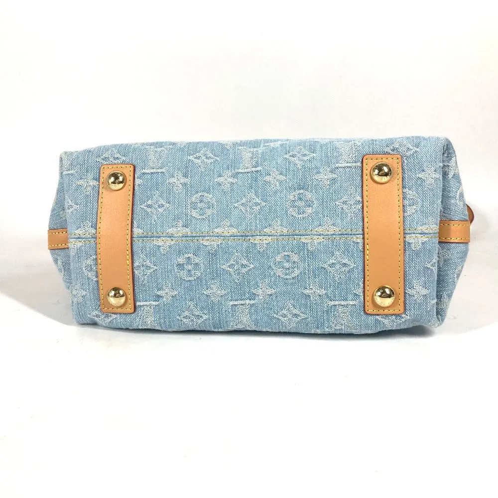 LOUIS VUITTON Shoulder Bag M11462 Monogram denim blue LV By the Pool Monogram Denim Carryall NM PM