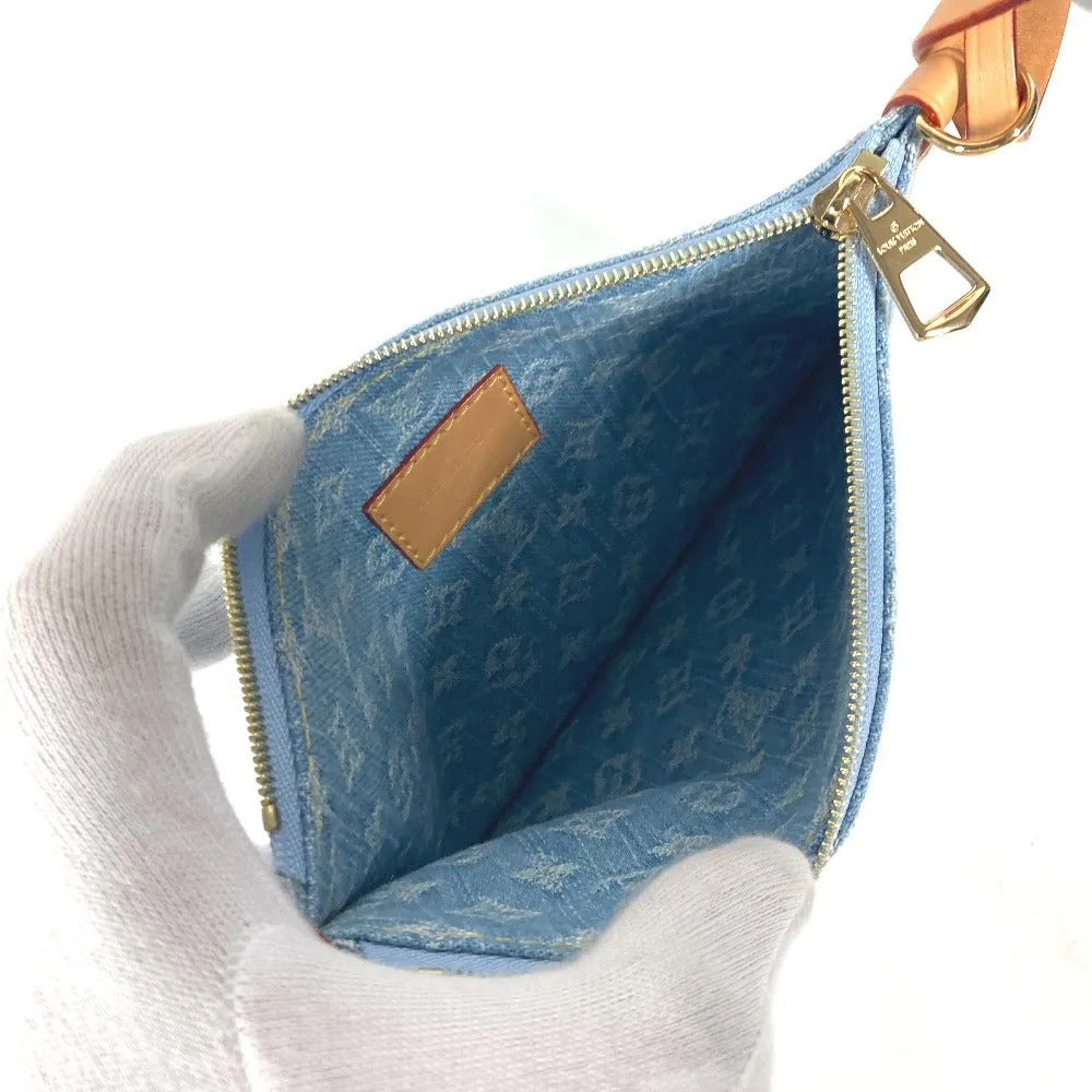 LOUIS VUITTON Shoulder Bag M11462 Monogram denim blue LV By the Pool Monogram Denim Carryall NM PM
