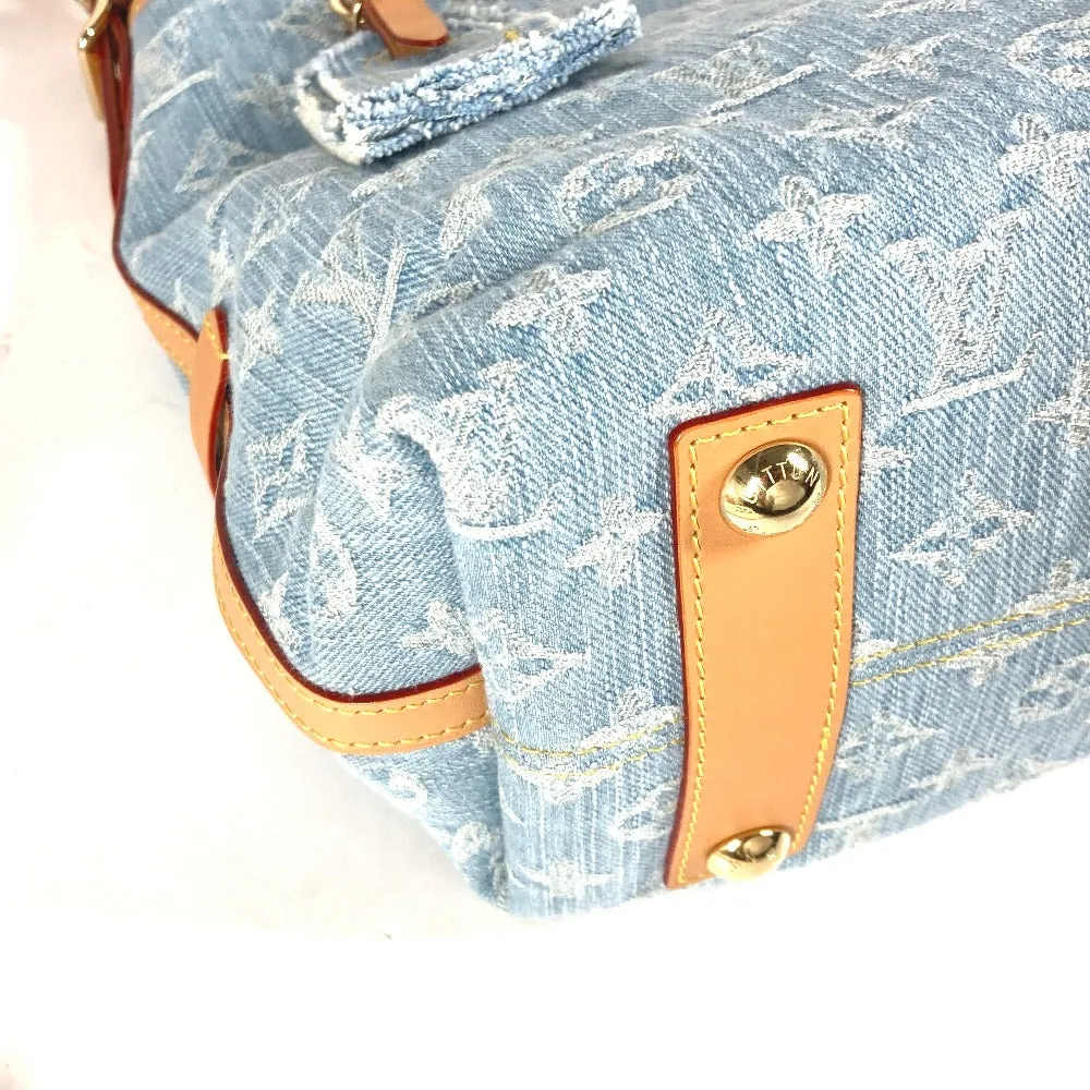 LOUIS VUITTON Shoulder Bag M11462 Monogram denim blue LV By the Pool Monogram Denim Carryall NM PM