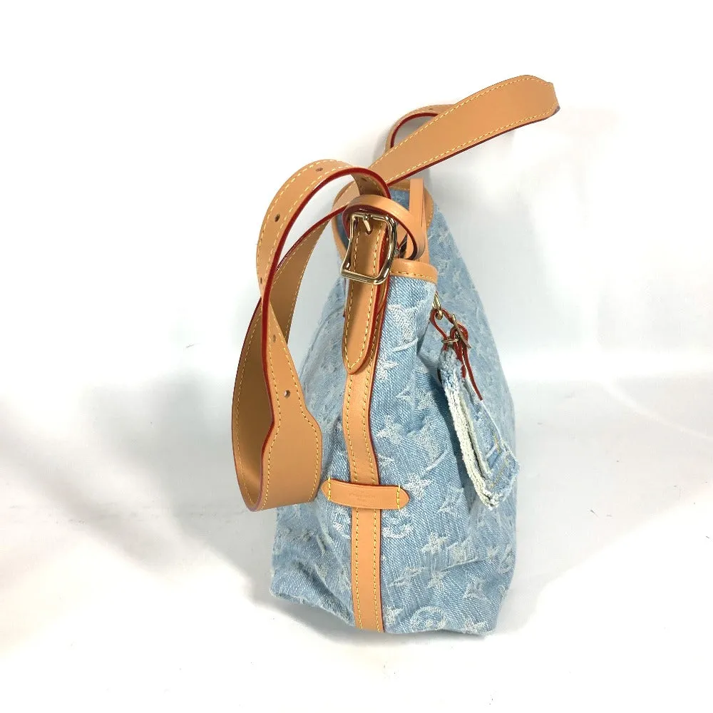 LOUIS VUITTON Shoulder Bag M11462 Monogram denim blue LV By the Pool Monogram Denim Carryall NM PM