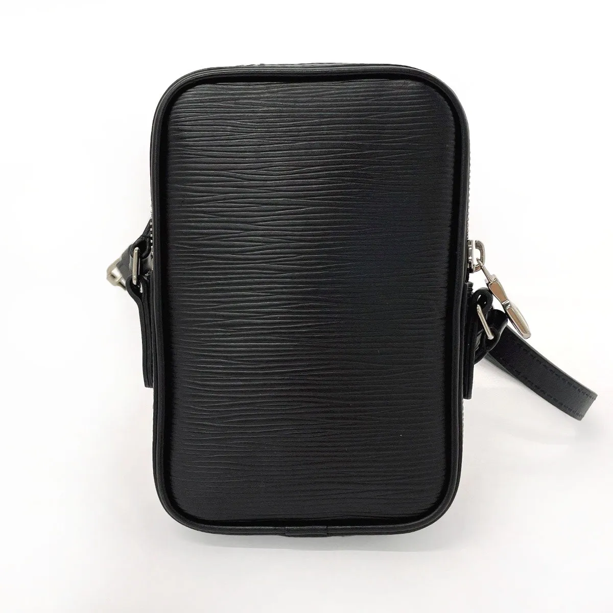 LOUIS VUITTON Shoulder Bag M55120 Epi Leather black LV circle Danube PM