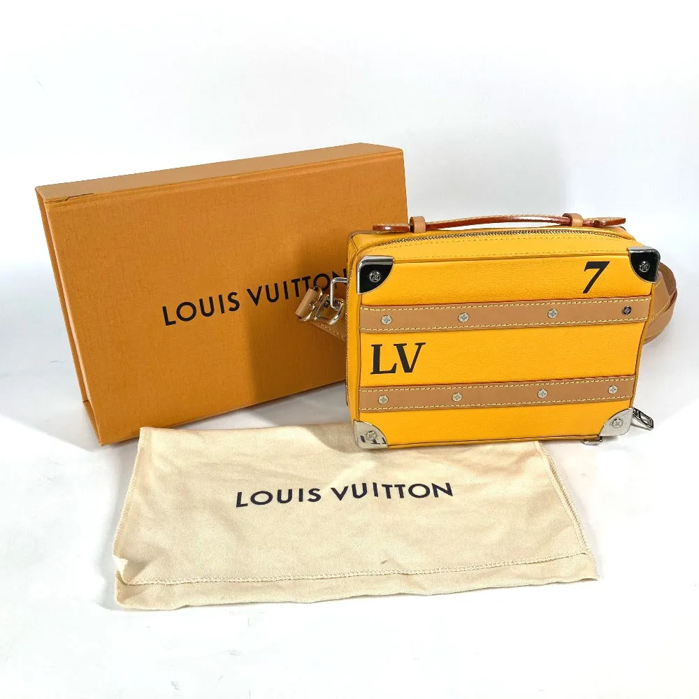 LOUIS VUITTON Shoulder Bag M59669 Calf leather Orange Virgil abloh steering wheel soft trunk