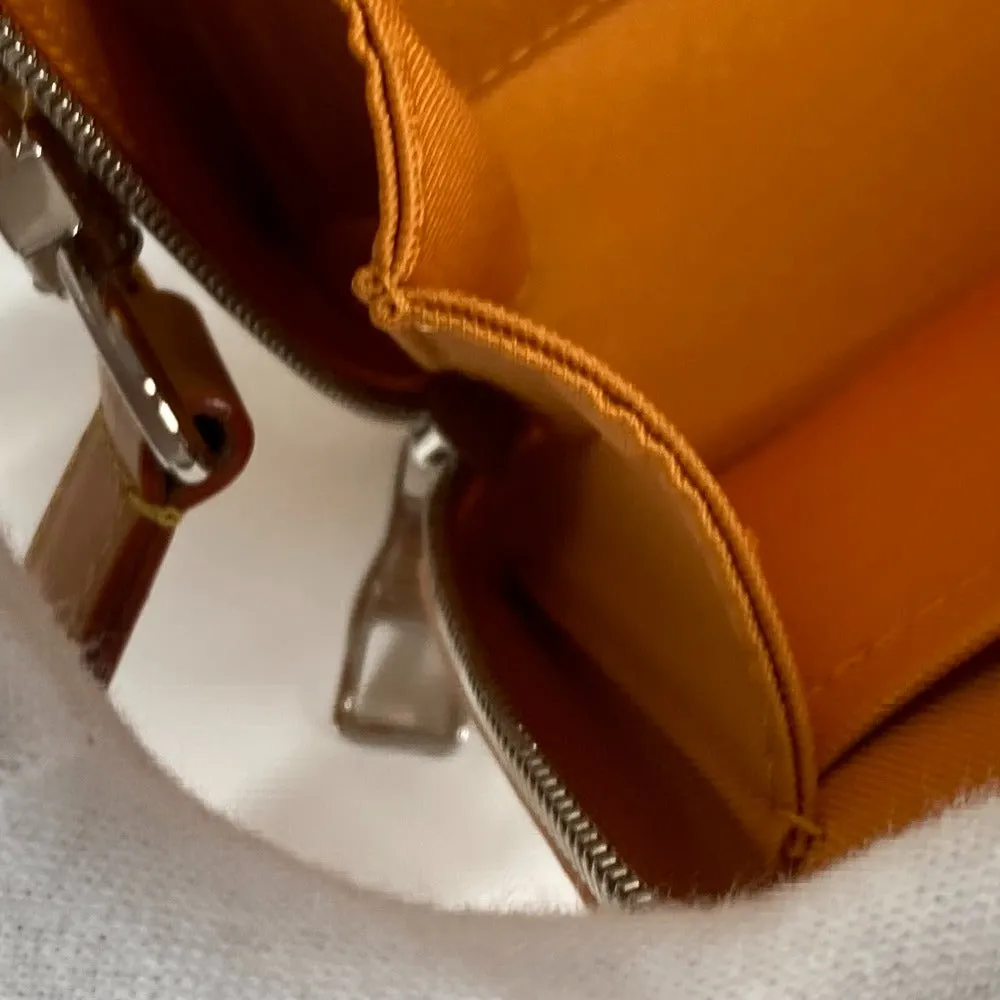 LOUIS VUITTON Shoulder Bag M59669 Calf leather Orange Virgil abloh steering wheel soft trunk