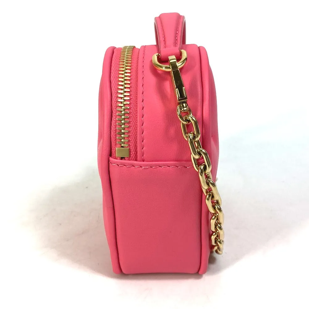 LOUIS VUITTON Shoulder Bag M81893 leather pink Monogram Bubblegram pop my heart pouch Women Used