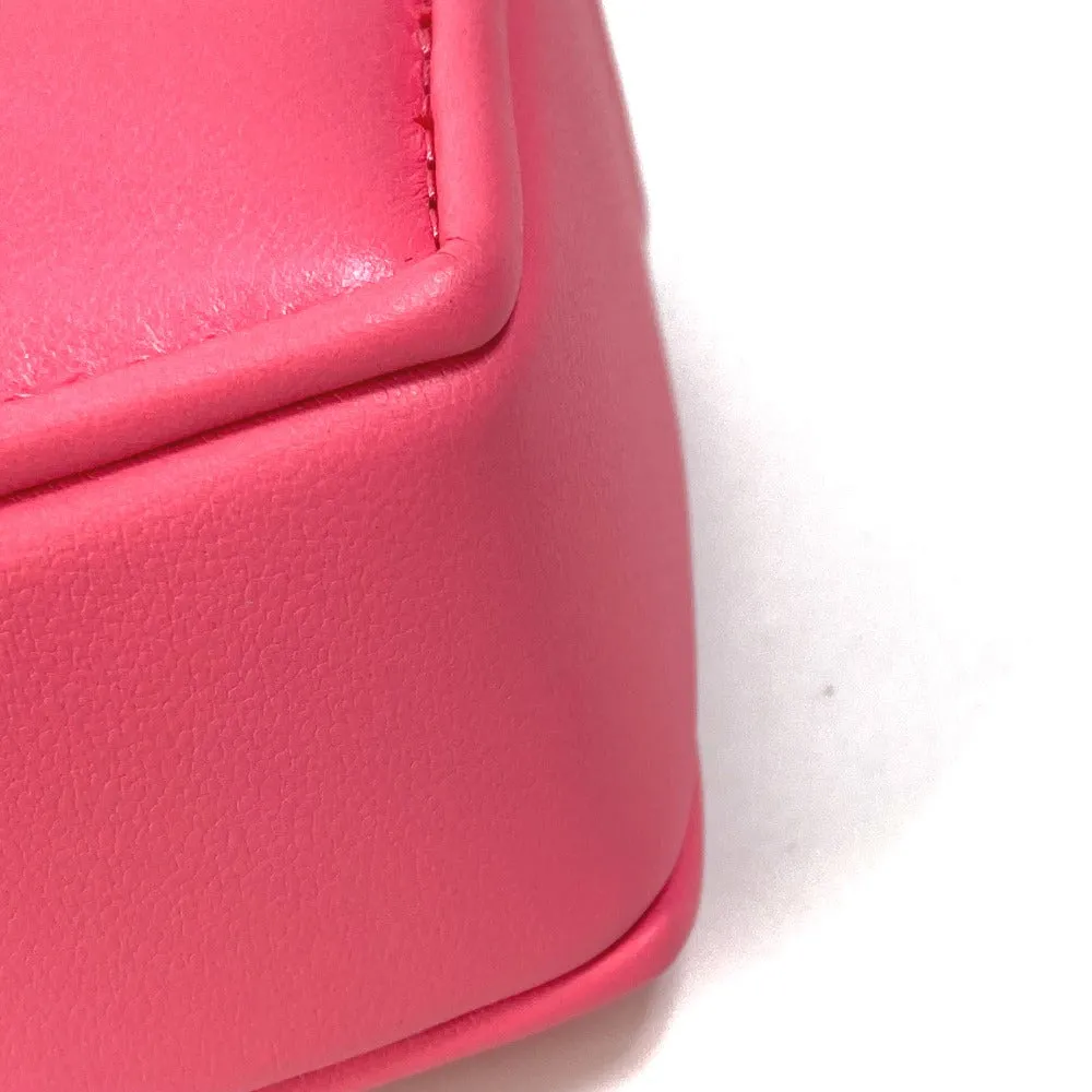 LOUIS VUITTON Shoulder Bag M81893 leather pink Monogram Bubblegram pop my heart pouch Women Used