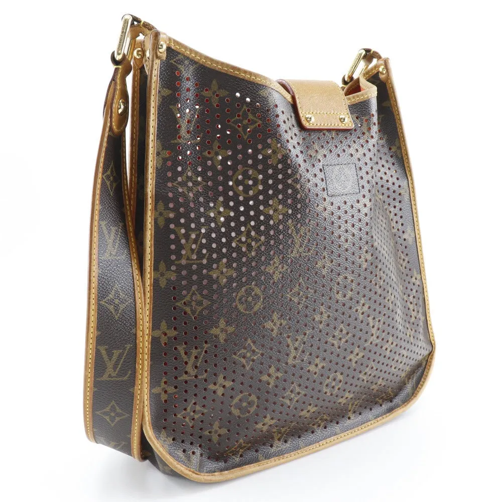 LOUIS VUITTON Shoulder Bag M95174 Monogram Perfo Brown / orange Musette