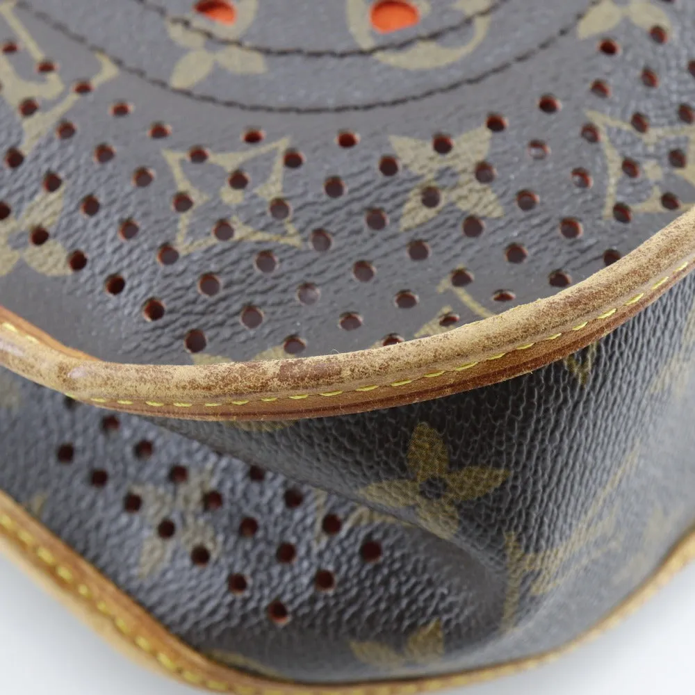 LOUIS VUITTON Shoulder Bag M95174 Monogram Perfo Brown / orange Musette