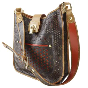 LOUIS VUITTON Shoulder Bag M95174 Monogram Perfo Brown / orange Musette