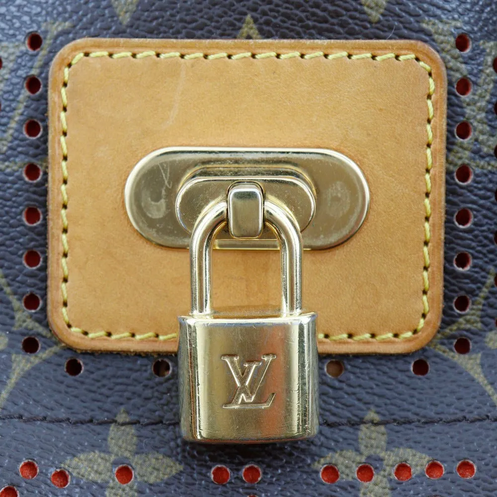 LOUIS VUITTON Shoulder Bag M95174 Monogram Perfo Brown / orange Musette