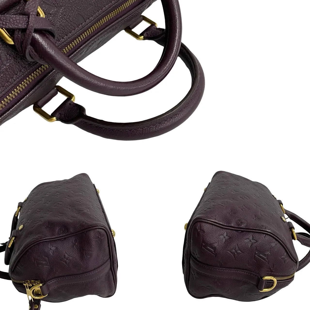LOUIS VUITTON Shoulder Bag Monogram Ann Platt purple Monogram Ann Platt Speedy 25 bandouliere