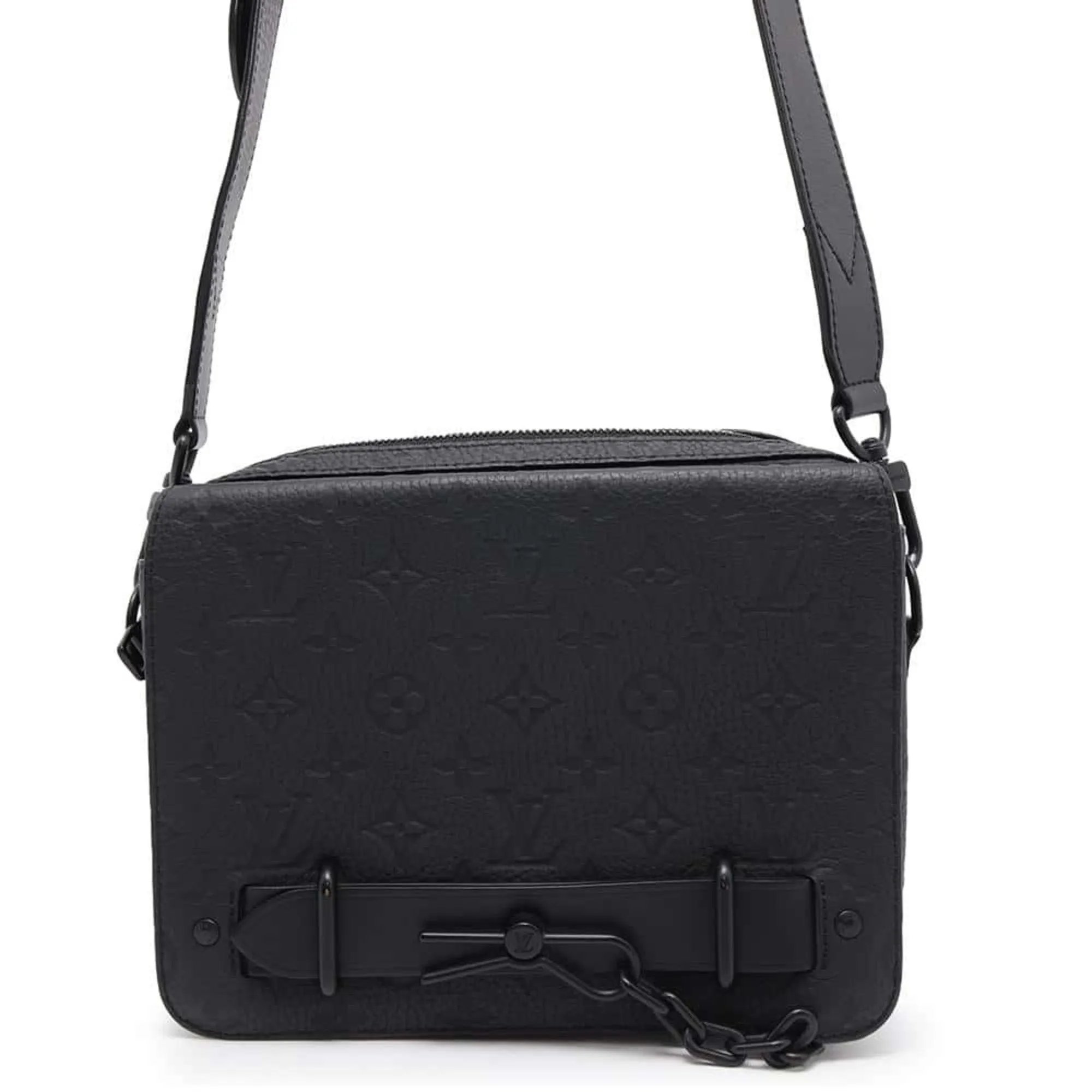 Louis Vuitton Steamer Leather Shoulder Bag (Pre-Owned)