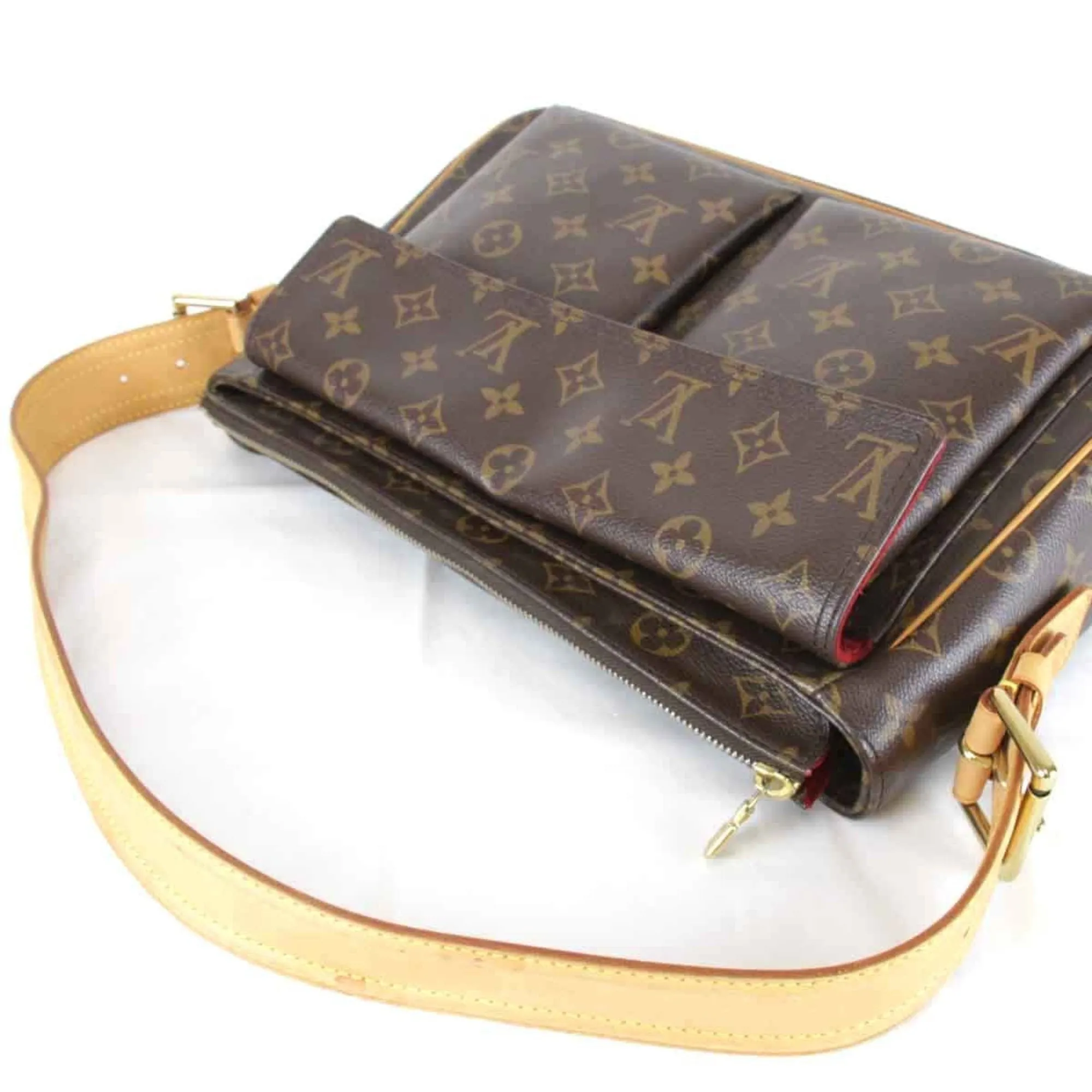Louis Vuitton Viva Cit Canvas Shoulder Bag (Pre-Owned)