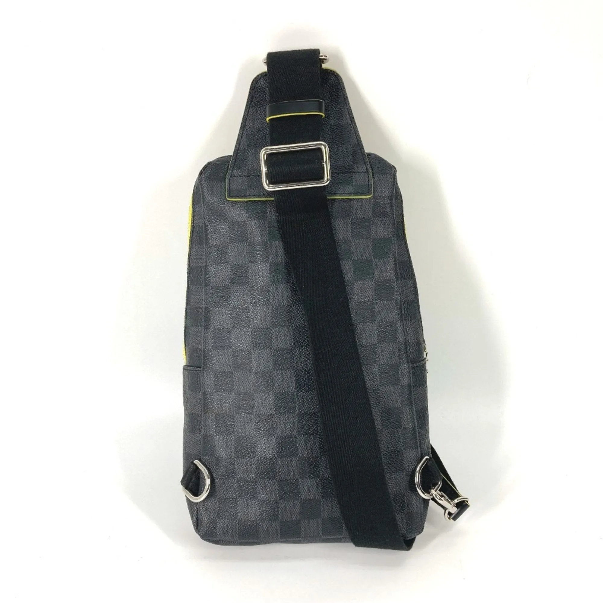 Louis Vuitton yellow Damier Graphite Shoulder Bag Sling Bag (Pre-Owned)