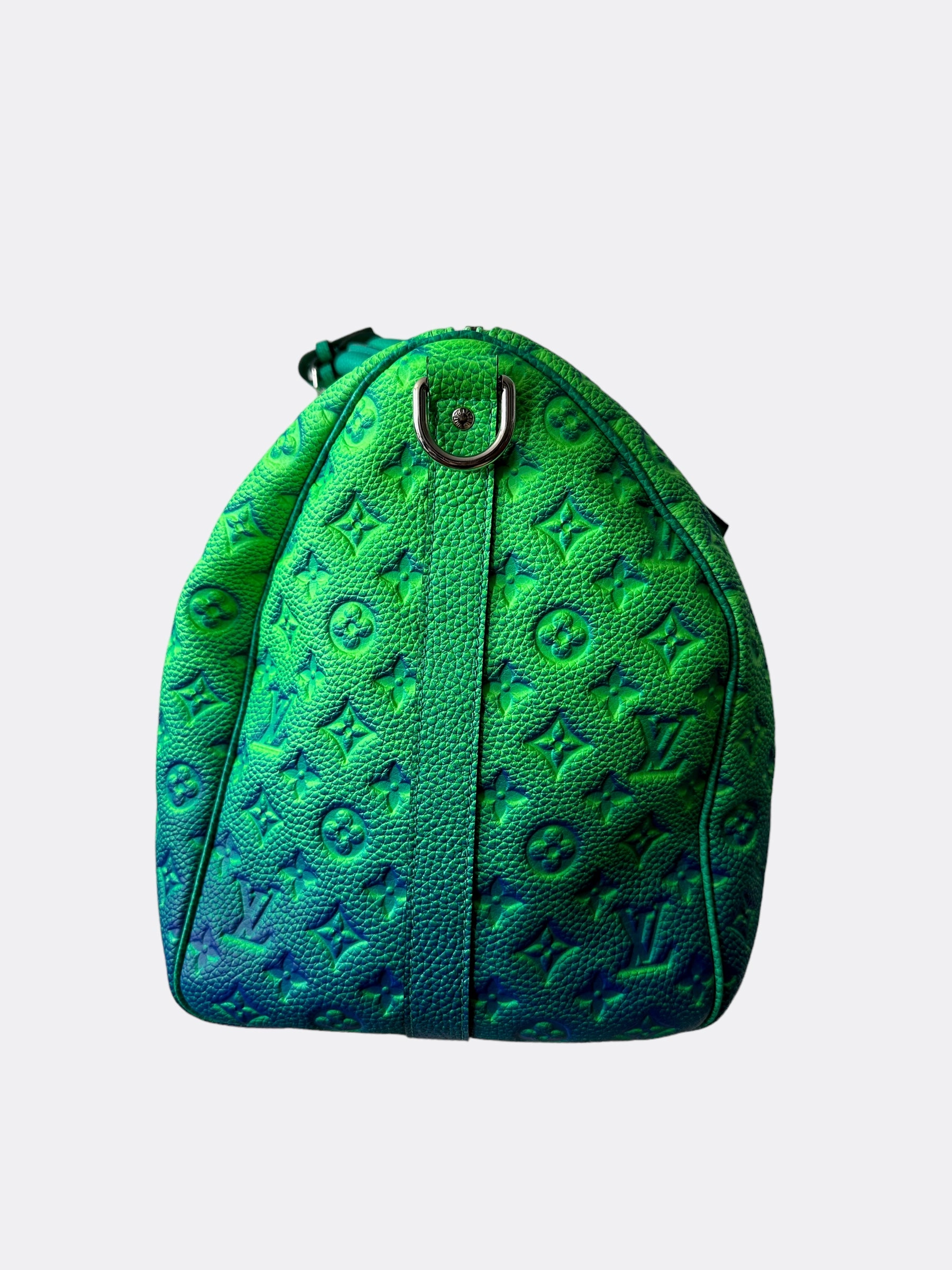 Louis Vuitton Green & Blue Monogram Illusion Keepall 50