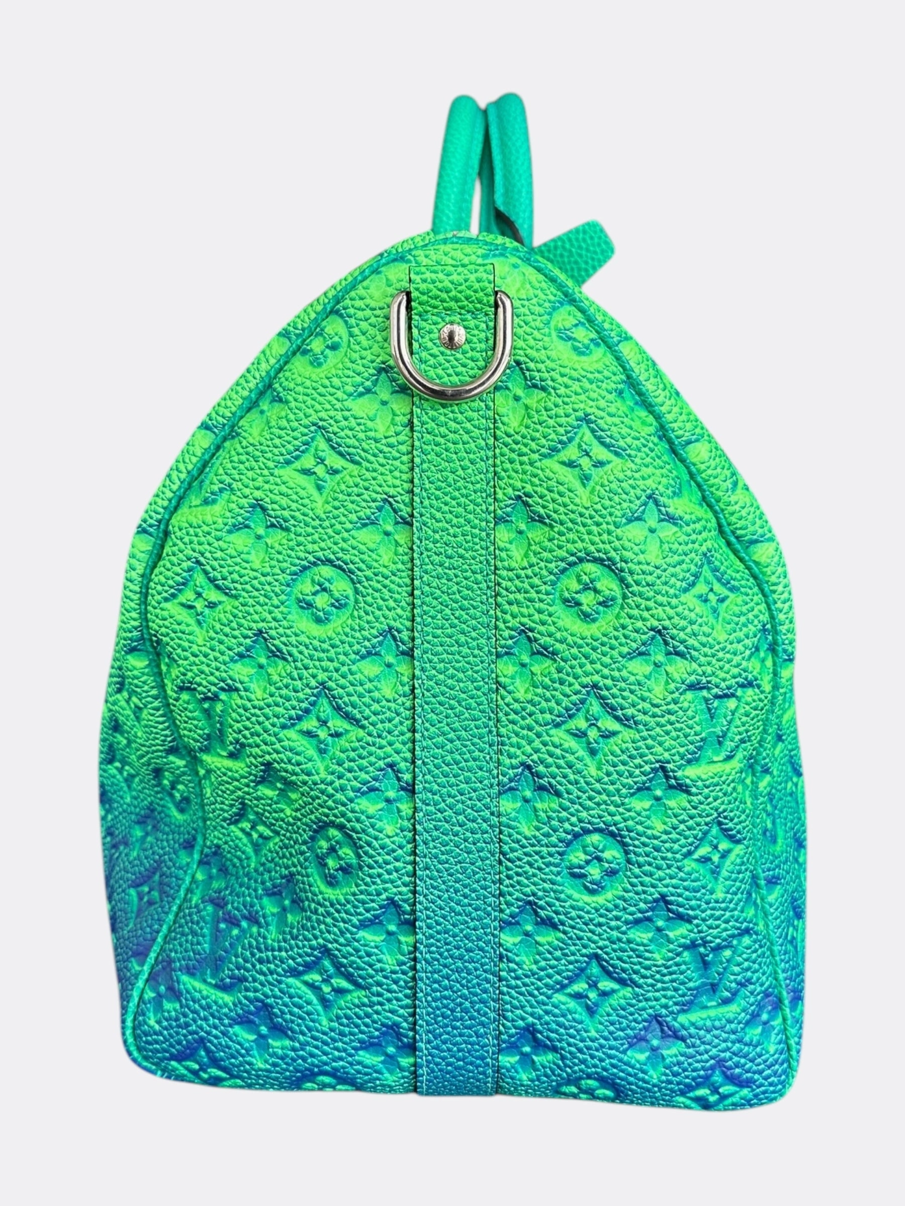 Louis Vuitton Green & Blue Monogram Illusion Keepall 50