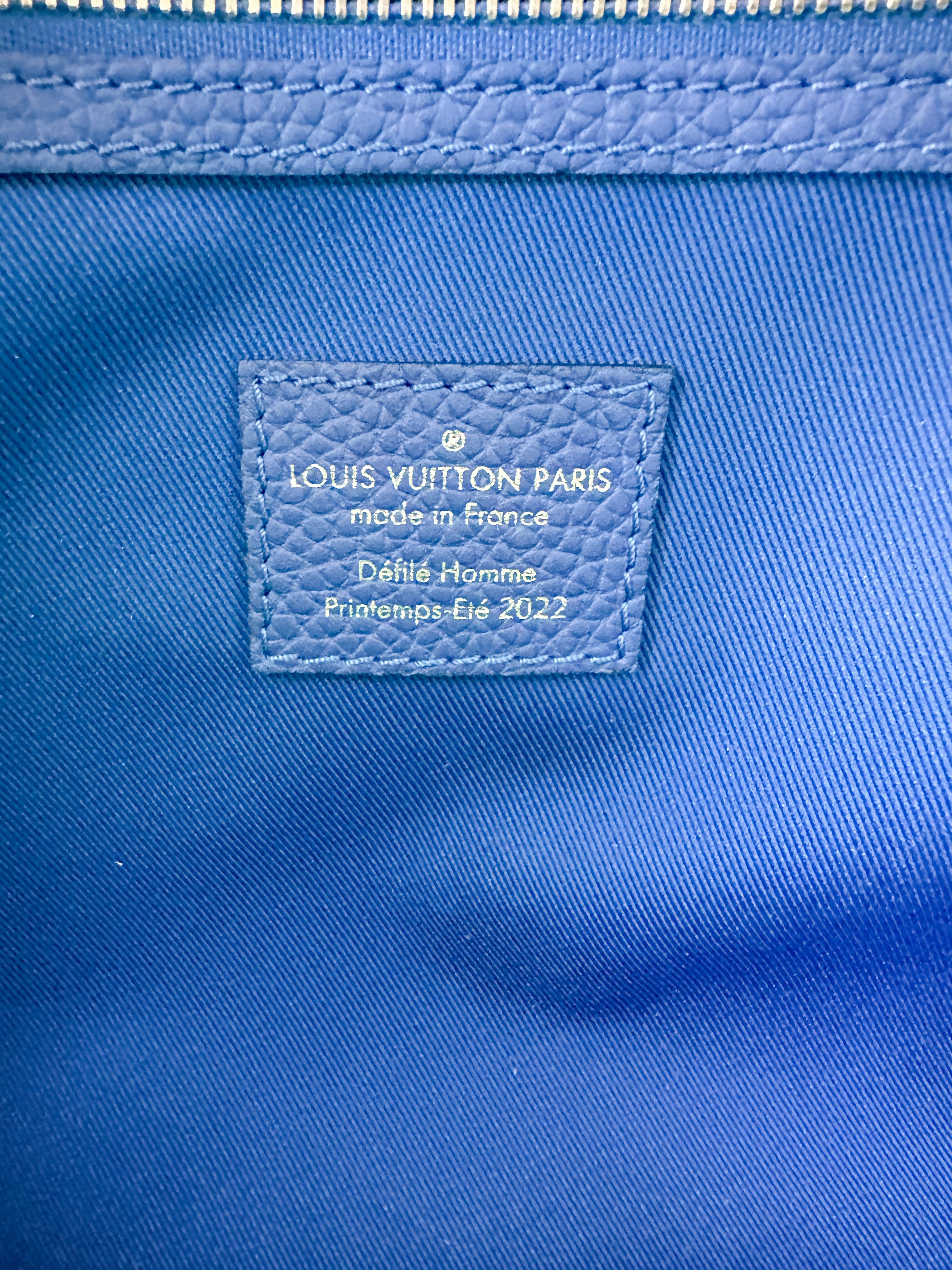 Louis Vuitton Green & Blue Monogram Illusion Keepall 50