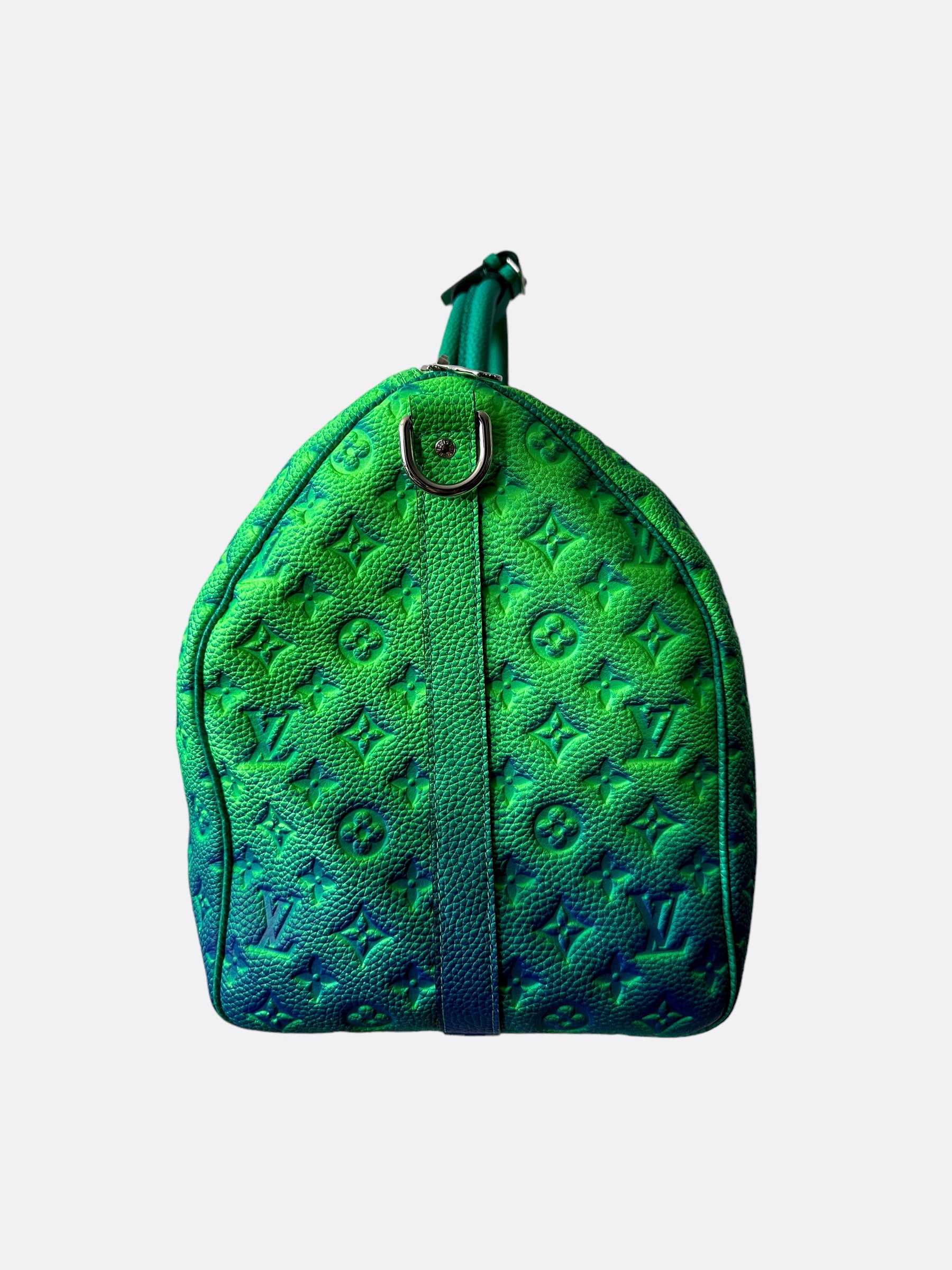 Louis Vuitton Green & Blue Monogram Illusion Keepall 50