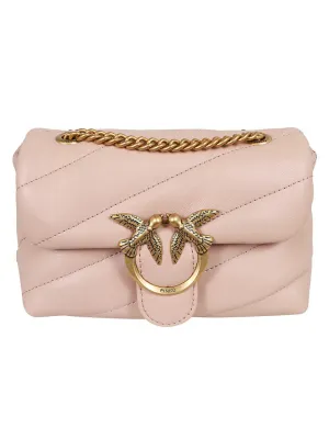 Love Birds Quilted Shoulder Bag