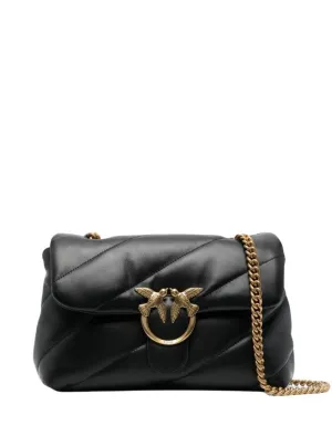 Love Classic Puff' Black Shoulder Bag