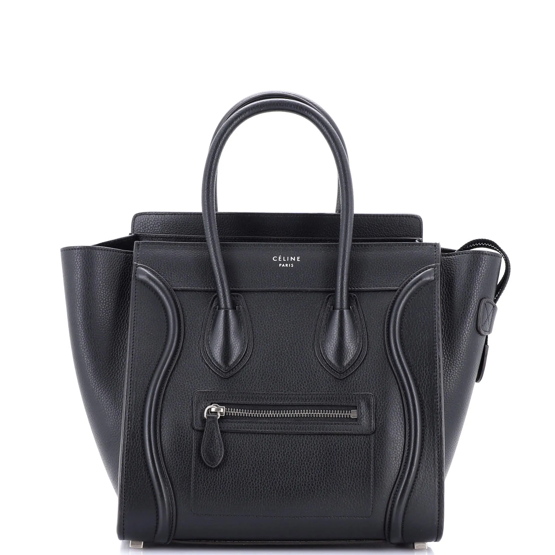 Luggage Bag Grainy Leather Micro