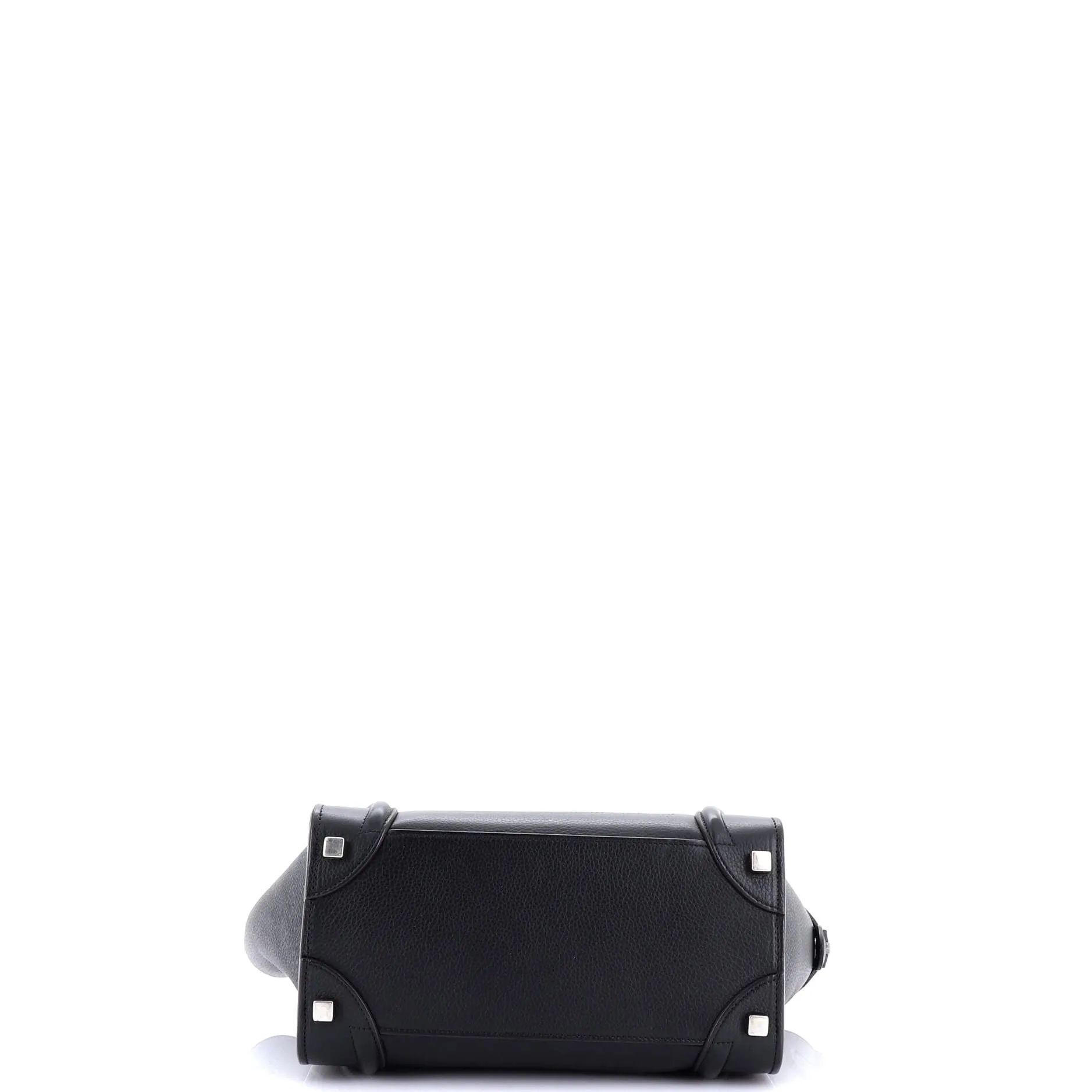 Luggage Bag Grainy Leather Micro