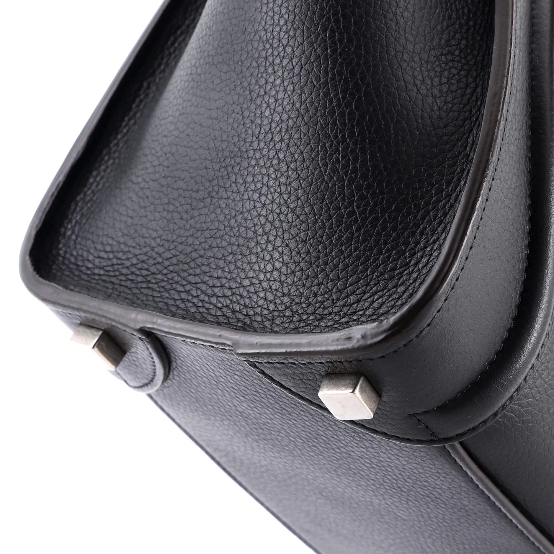 Luggage Bag Grainy Leather Micro