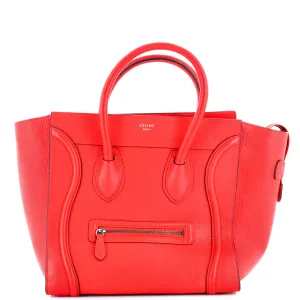 Luggage Bag Grainy Leather Mini