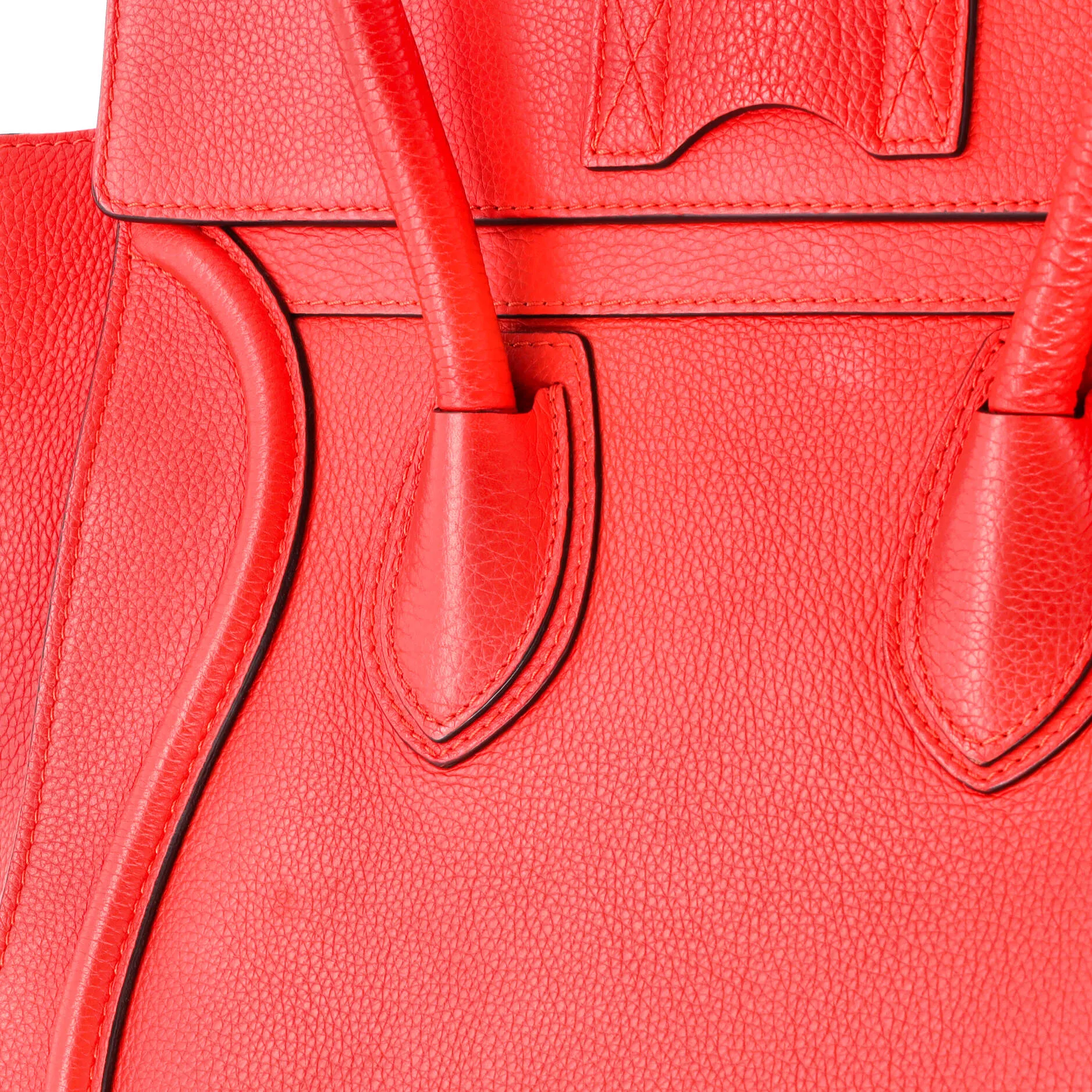 Luggage Bag Grainy Leather Mini