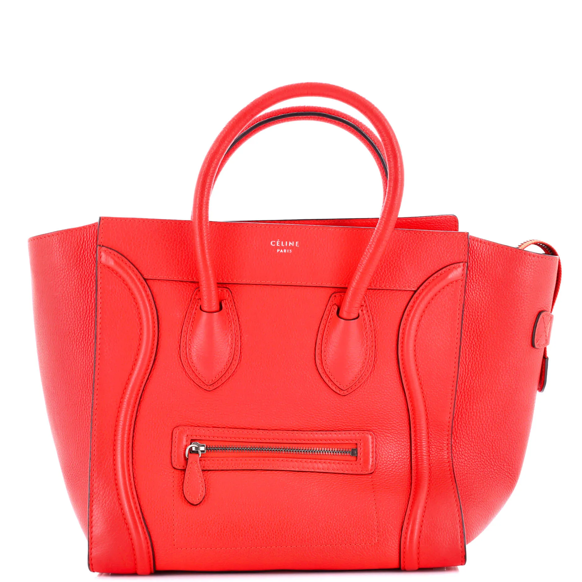 Luggage Bag Grainy Leather Mini