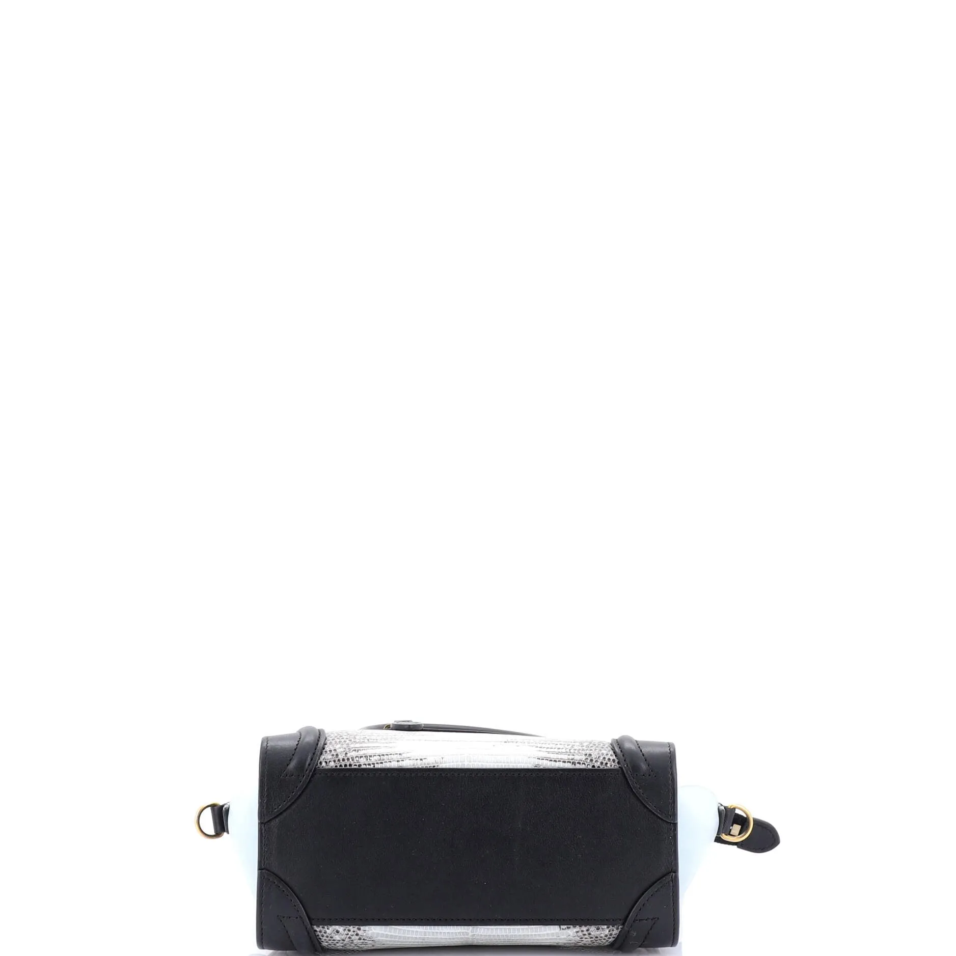 Luggage Bag Lizard and Leather Nano