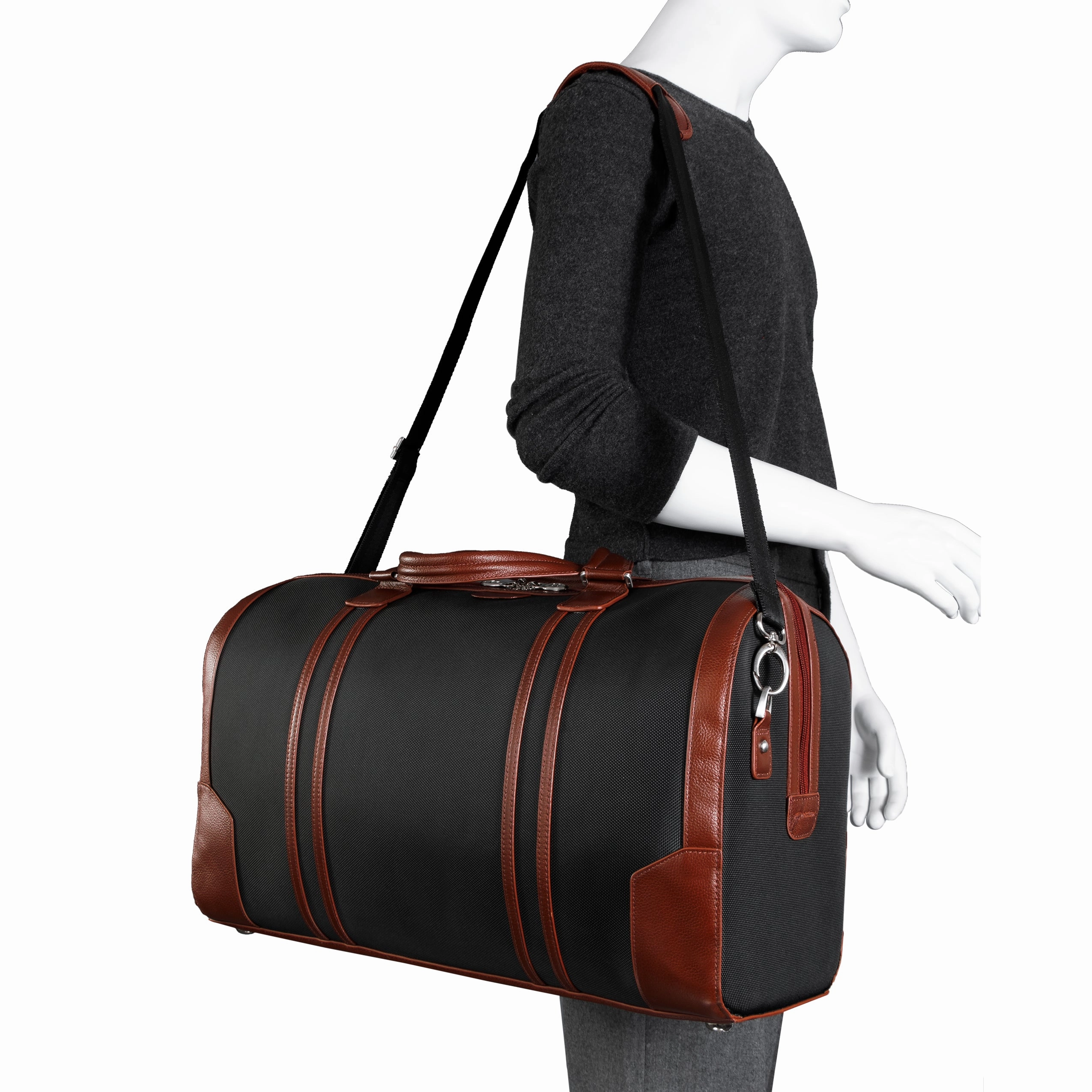 McKlein USA Kinzie 20" Nylon Two-Tone Tablet Carry-All Duffel