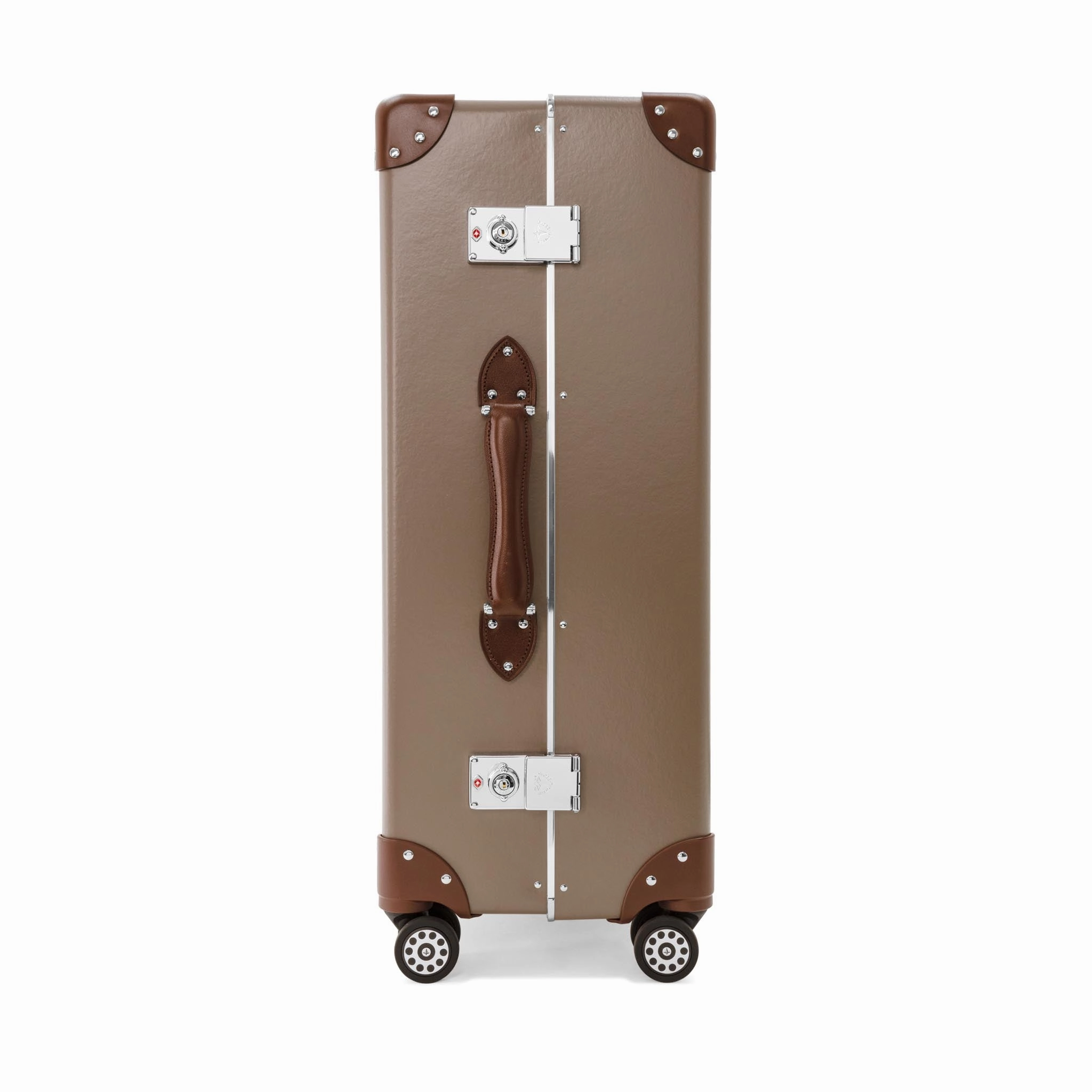 Metropolis  Large Check-In - 4 Wheels | Noble Brown/Brown/Chrome
