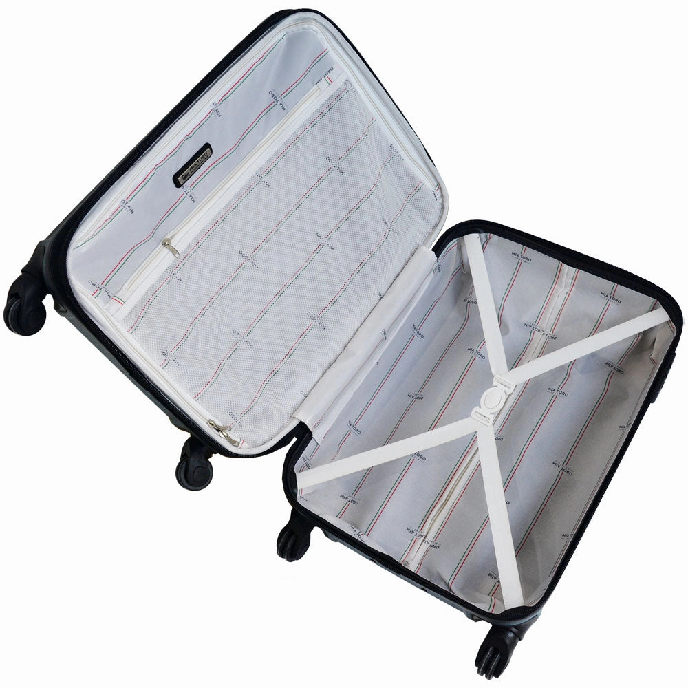 Mia Toro Lega Spazzolato Hardside Spinner Carry On