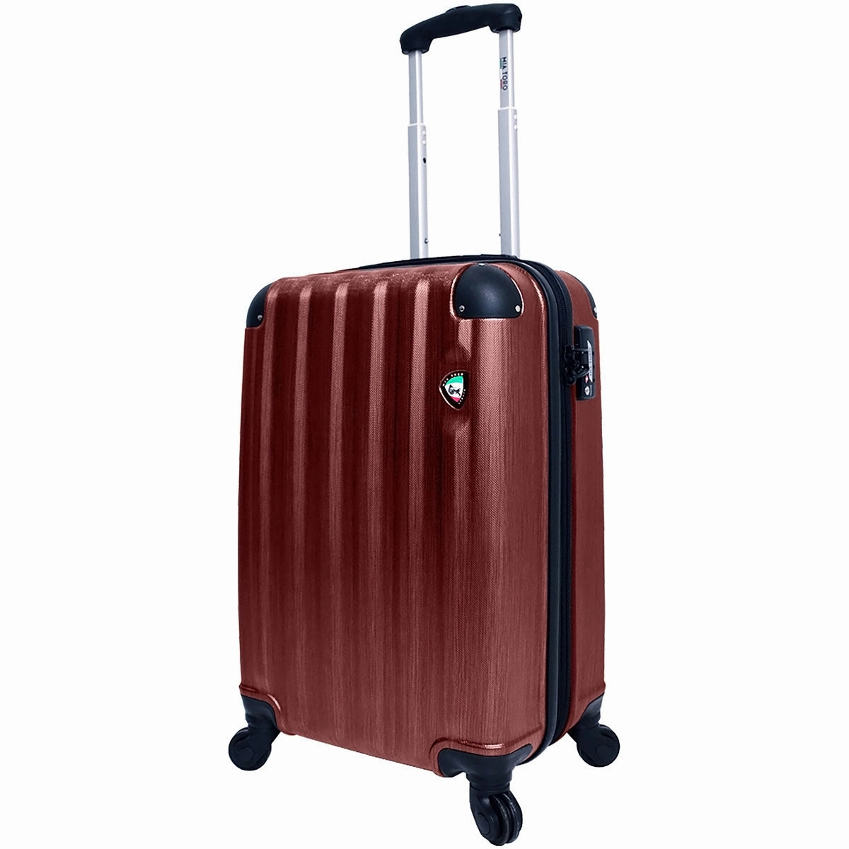 Mia Toro Lega Spazzolato Hardside Spinner Carry On