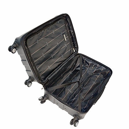 Mia Toro Luggage Tasca Fusion Hardside Spinner Carry-On, White, One Size