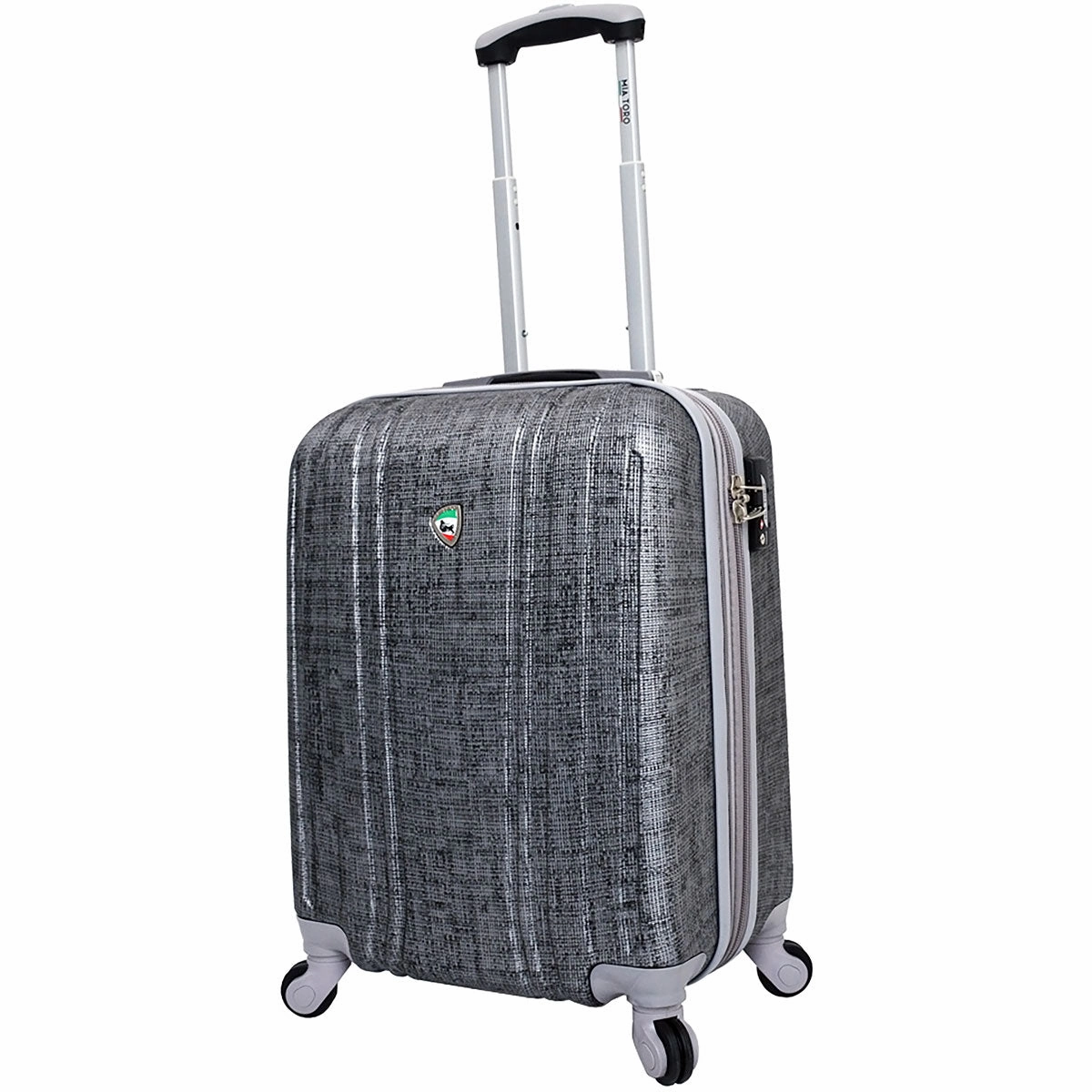 Mia Toro Macchiolina Abrasa Hardside Spinner Carry On