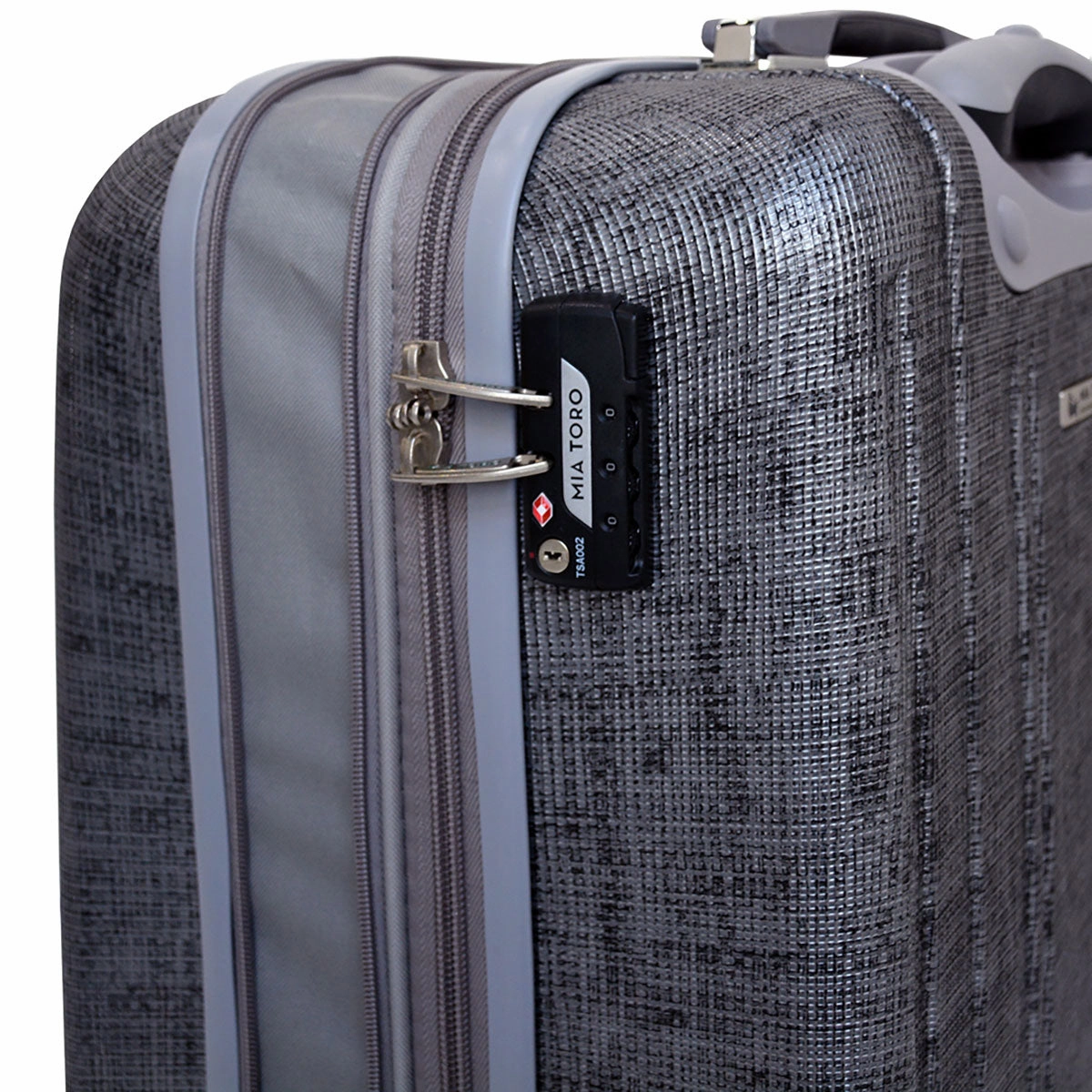 Mia Toro Macchiolina Abrasa Hardside Spinner Carry On