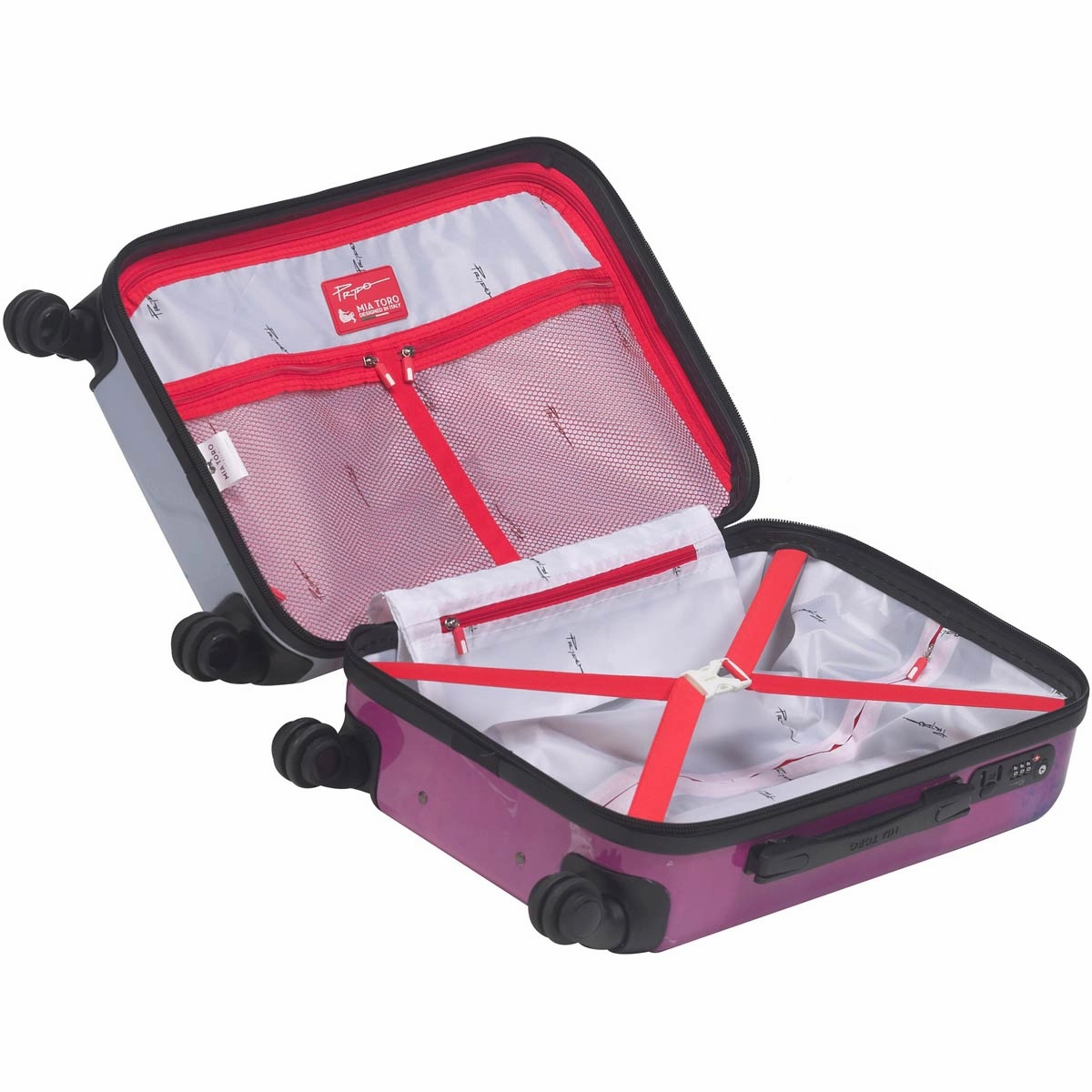 Mia Toro Prado Exotic Life Hardside Spinner Carry On