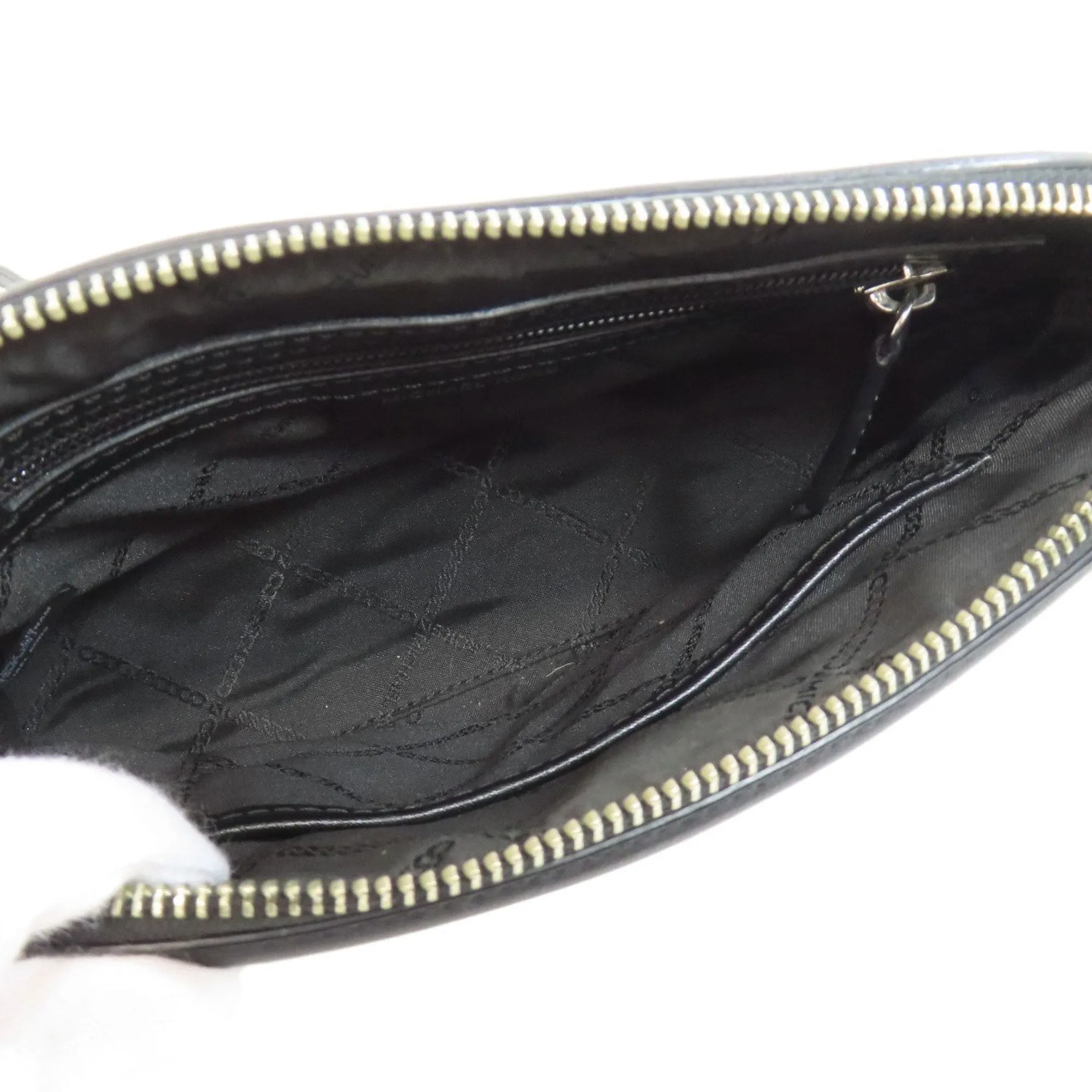 Michael Kors Canvas Leather Shoulder Bag (Pre-Owned)