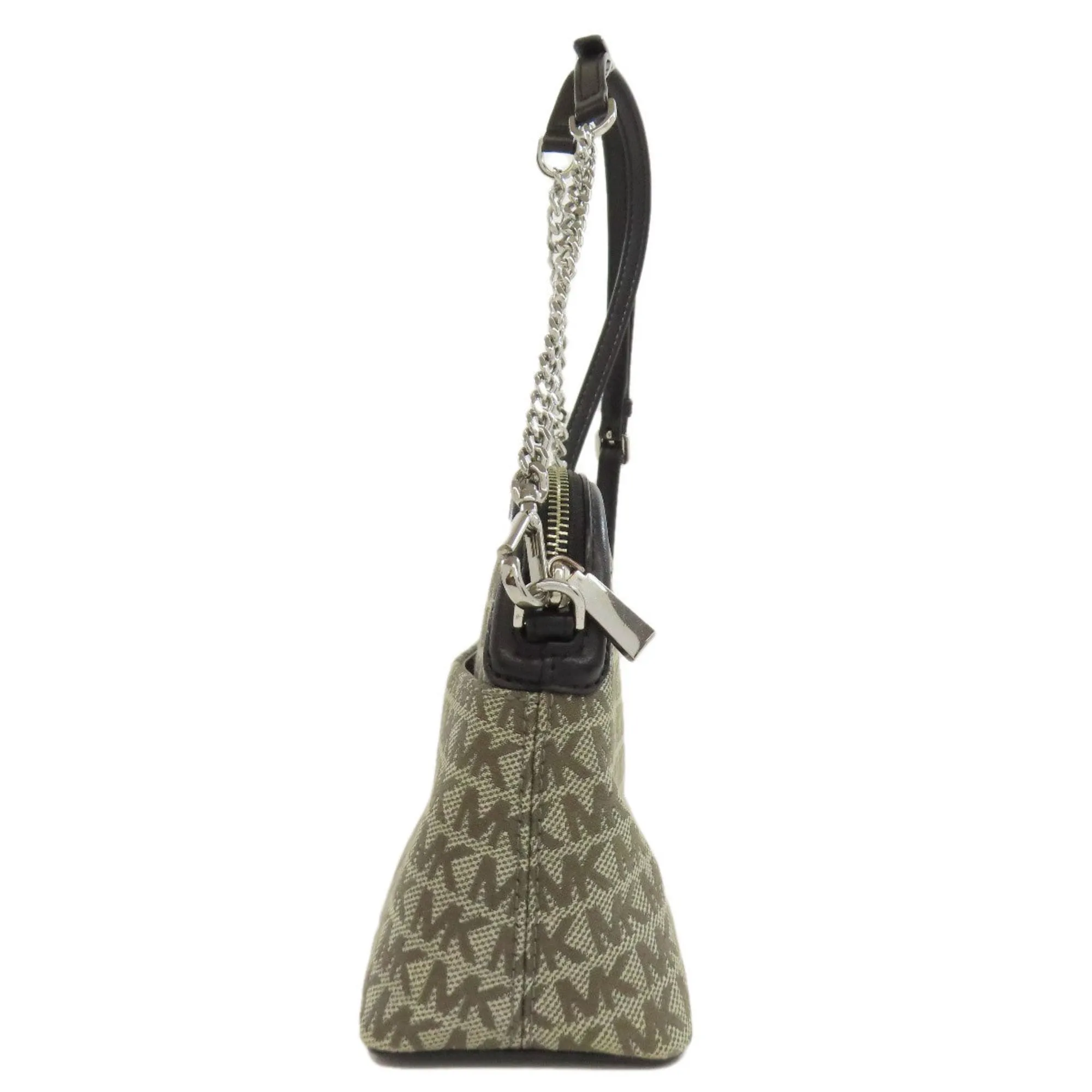 Michael Kors Canvas Leather Shoulder Bag (Pre-Owned)