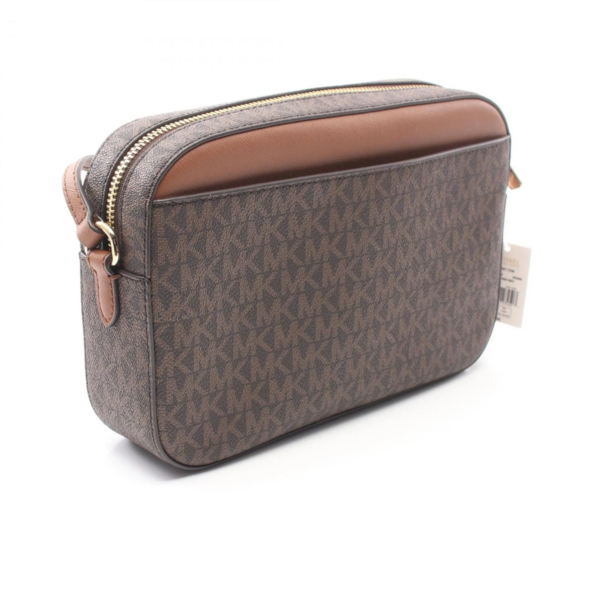 Michael Kors  Coated Canvas Leather Shoulder Bag (Pre-Owned)