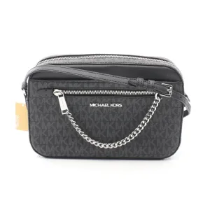 Michael Kors  Coated Canvas Leather Shoulder Bag (Pre-Owned)