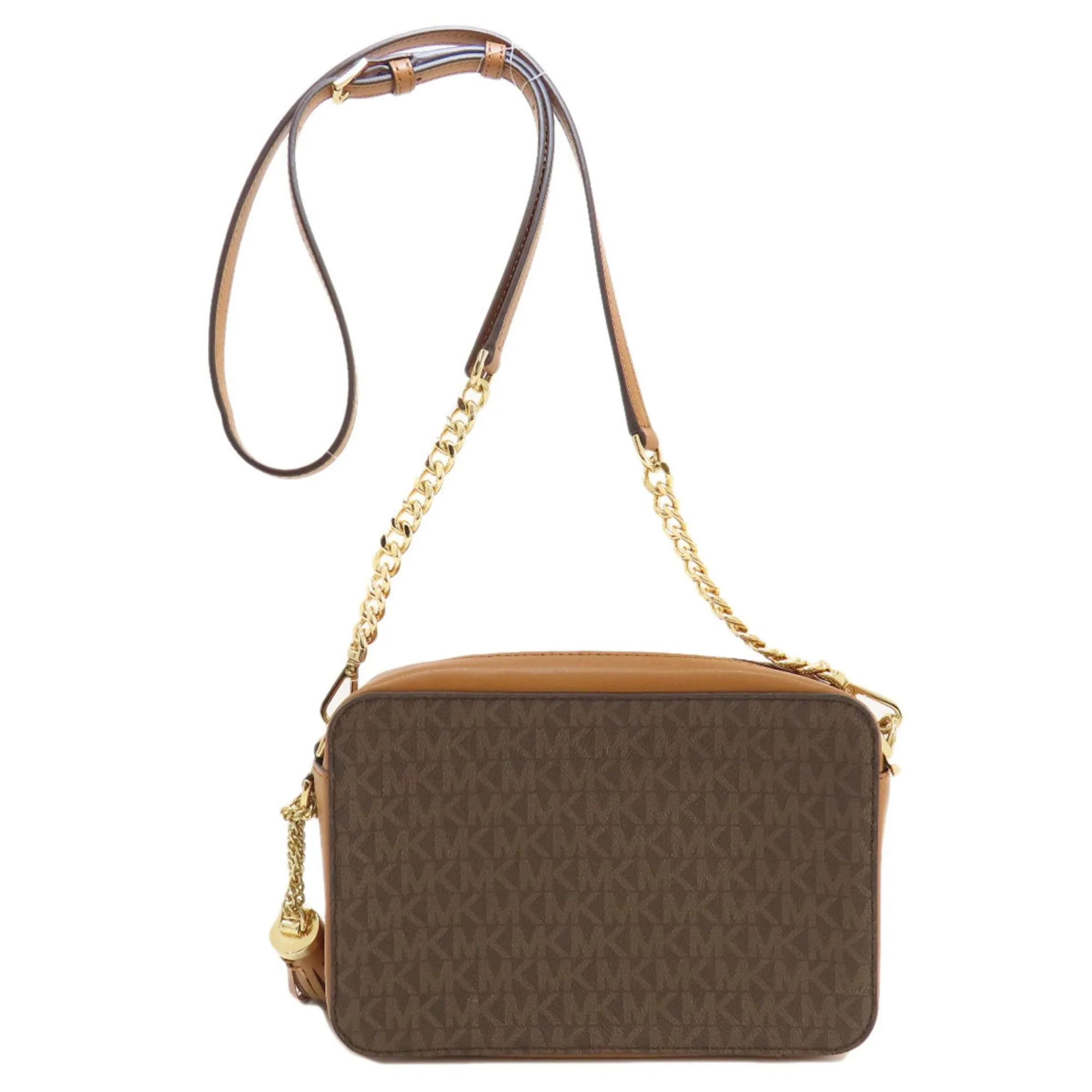 Michael Kors Jet Set Canvas Shoulder Bag (Pre-Owned)