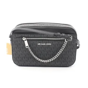 Michael Kors Jet Set Canvas Shoulder Bag (Pre-Owned)