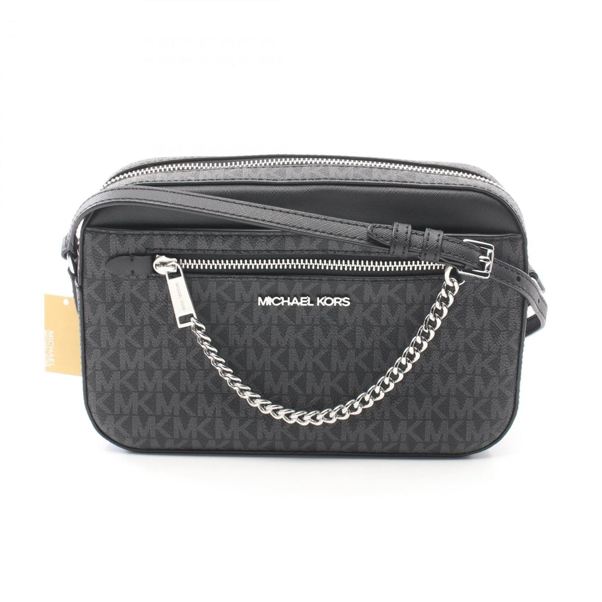 Michael Kors Jet Set Canvas Shoulder Bag (Pre-Owned)