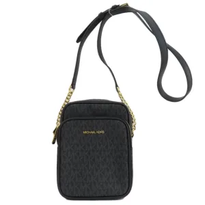 Michael Kors Parker Canvas Shoulder Bag (Pre-Owned)