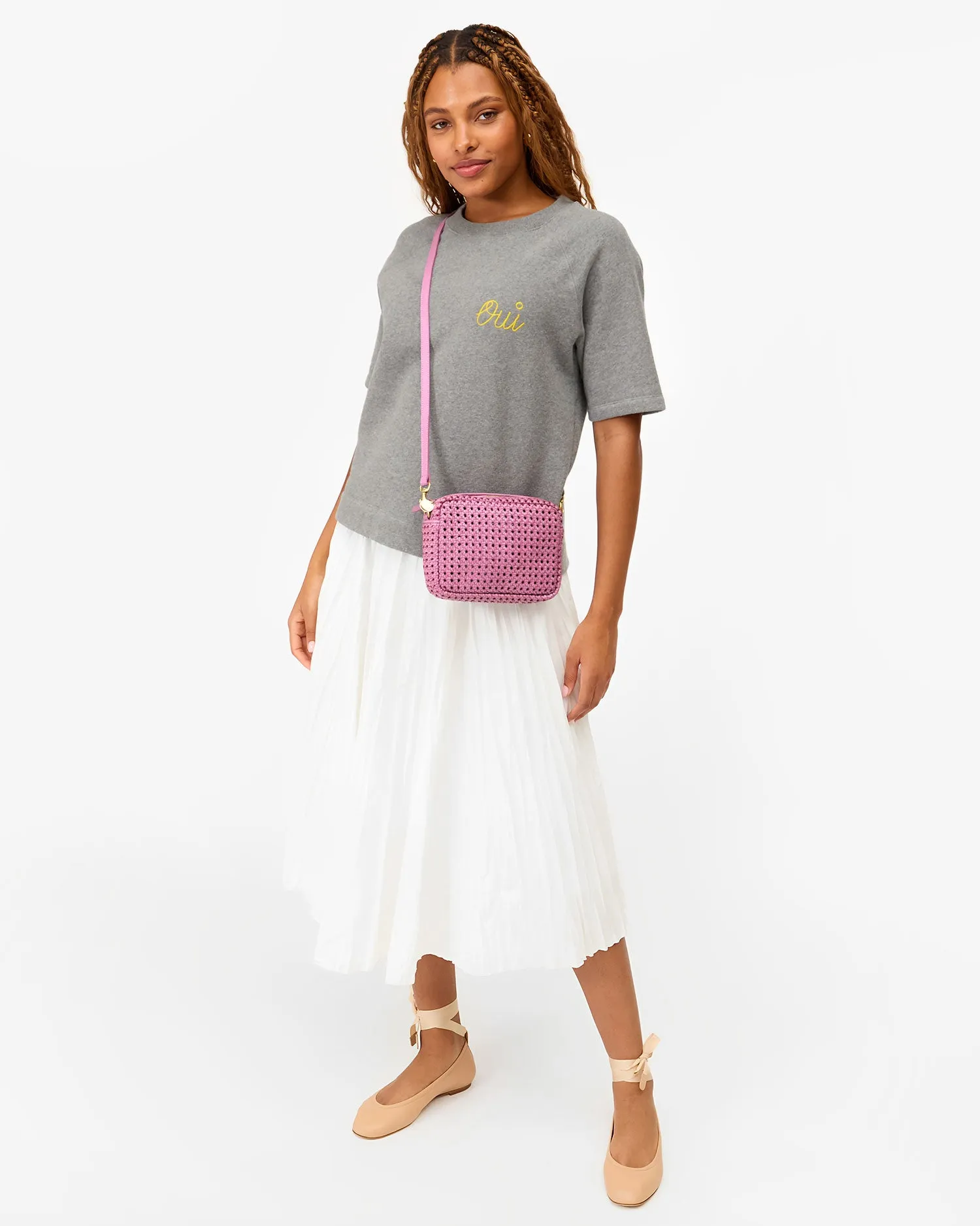 Midi Sac Handbags - Crossbody - Midi Sac Wild Thistle Rattan