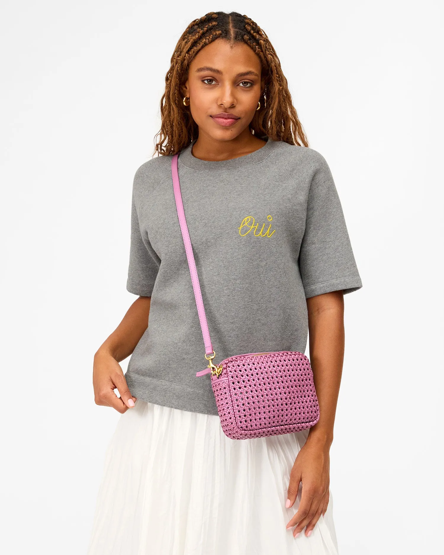 Midi Sac Handbags - Crossbody - Midi Sac Wild Thistle Rattan