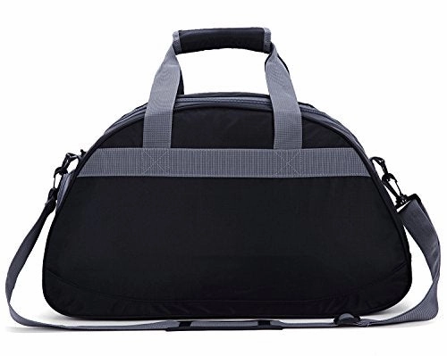 Mier 20Inch Sports Gym Bag Travel Duffel Bag With Shoes Compartment For Women And Men(Black)